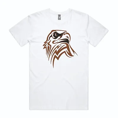 Buy Golden Eagle Head Printed T Shirt Falcon Bird Of Prey T Shirt Adult Unisex • 11.49£