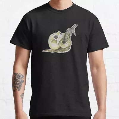 Buy NWT Skull And Snail Animal Goth Funny Unisex T-Shirt • 22.78£
