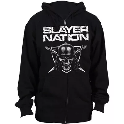 Buy Slayer Nation Official Hoodie Hooded Top • 58.65£