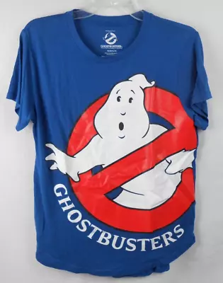 Buy Ghostbusters Big Logo Women's XL Blue T-Shirt By Freeze • 11.34£
