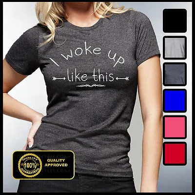 Buy I Woke Up Like This Shirt, Funny Tshirt, Sassy Tees, Hip Hop Shirt, Fitness Tees • 15.32£