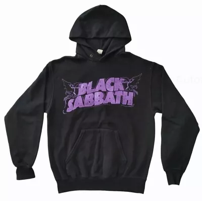 Buy Black Sabbath Hoodie - Dual Graphic Print - Metal Music Band - Size M • 25£