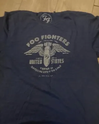 Buy Foo Fighters T Shirt Rare Rock Band Merch Tee Size Large Dave Grohl • 14.50£