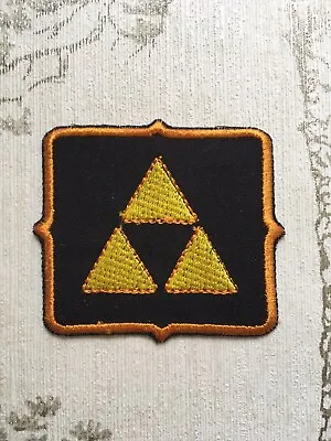 Buy Embroidered Iron On Patch: The Legend Of Zelda Triforce. • 4.50£