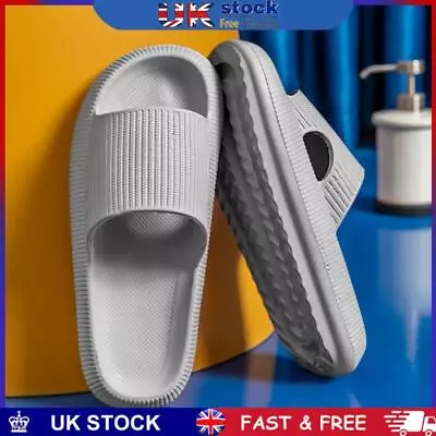 Buy Cool Slippers Anti-Slip Extra Soft Slippers Elastic Grey Pink Orange For Walking • 9.19£