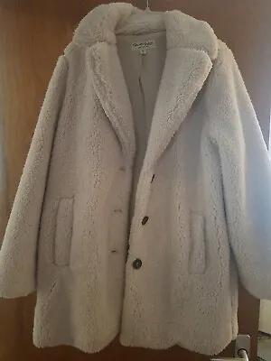Buy Miss Selfridge 12 Soft Wooly / Fur Coat • 25£