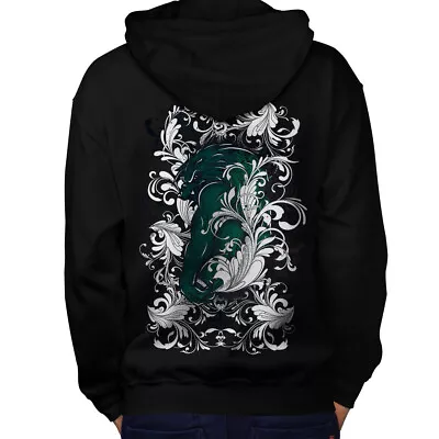 Buy Wellcoda Monster Stylish Fashion Mens Hoodie, Artsy Design On The Jumpers Back • 25.99£