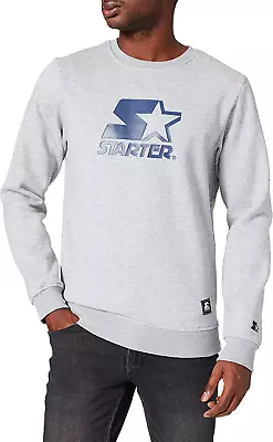 Buy STARTER BLACK LABEL Men's Starter Logo Crewneck Pullover Sweater • 45.06£