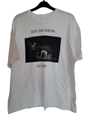 Buy Official Joy Division White 'Closer' T Shirt  Size XXL • 9.59£