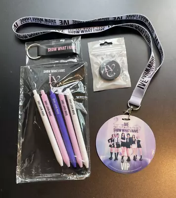 Buy IVE World Tour Show What I Have VIP Merch Badge Lanyard Pen Griptok Ring Strap • 47.24£