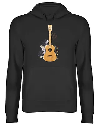 Buy Ukulele Guitar Hoodie Mens Womens Guitarist Musical Instrument Player Top Gift • 17.99£