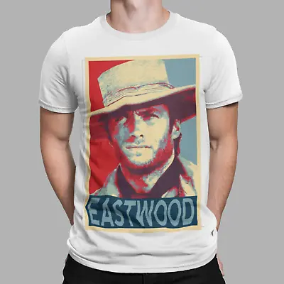 Buy Clint Eastwood T-Shirt Spaghetti Western Retro Movie Tee Free Post Cowboy Cool • 10.23£