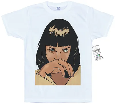 Buy Mia Wallace T Shirt Artwork, #Pulp Fiction #Uma Thurman #hero In • 18£
