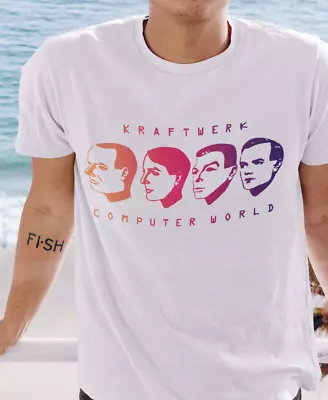 Buy Kraftwerk Computer Work T Shirt | Electro Music | Edm | Unisex Premium Cotton • 12.95£
