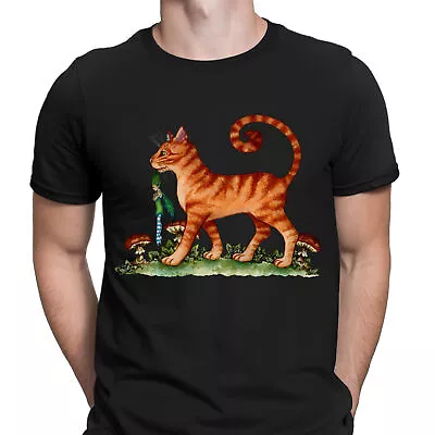 Buy Cute Orange Tabby Fairy Cat Animal Lovers Gift Vintage Mens T-Shirts Tee Top #D • 13.49£