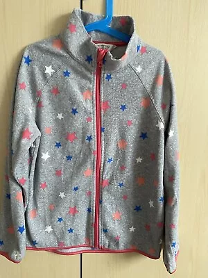 Buy H&M Kids Lightweight Fleece Zip Up Jacket, Grey With Stars, Size 8-10 Years • 2.50£