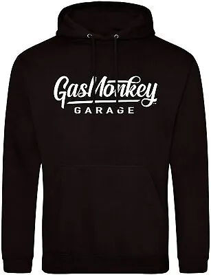 Buy Gas Monkey Garage - Script Logo - Official Mens Hoodie • 24.99£