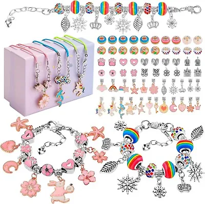 Buy Bracelet Making Kit Gifts For Girls - 5-12 Year Old Jewelry Sets, Charm Jeweller • 9.99£
