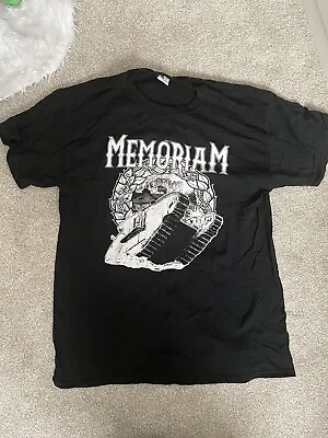 Buy Memoriam Official Tank T-shirt L Excellent Condition (out Of Print) • 15£