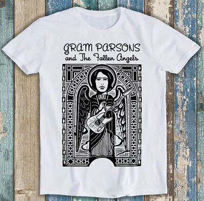 Buy Gram Parsons And The Fallen Angels Demon Folk Rock Retro Gift Tee T Shirt M1369 • 6.35£