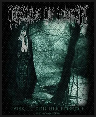 Buy Cradle Of Filth - Dusk...and Her Embrace (new) Sew On Patch Official Band Merch • 4.75£