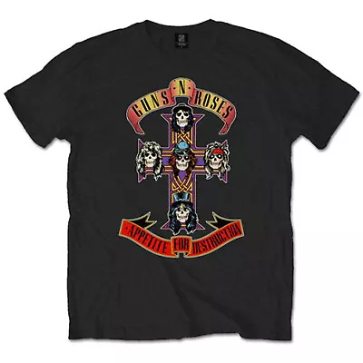 Buy Guns N Roses Appetite For Destruction Rock Licensed Tee T-Shirt Men • 15.99£