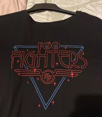 Buy Foo Fighters T Shirt Rock Band Merch Logo Tee Size Medium Dave Grohl Black • 13.50£