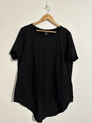 Buy CITY CHIC Size M Women’s T-Shirt Black 100% Cotton Short Sleeve Casual • 15.64£