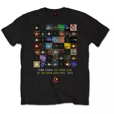 Buy Official Pink Floyd Dark Side Of The Moon 40th Variations Mens Black T Shirt  • 14.95£