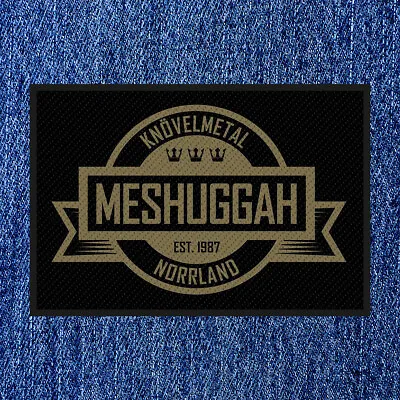 Buy Meshuggah - Crest (new) Sew On Patch Official Band Merch • 4.75£