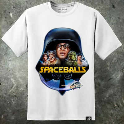 Buy Spaceballs The Movie T Shirt Classic Retro Funny Star Wars Parody 80's 90's Mens • 19.99£