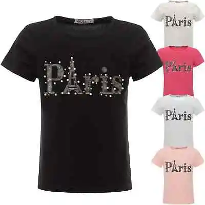 Buy T Shirt Short Sleeve Shirts Art Beads Hologram Blouse Girl Kinder22547 • 7.91£