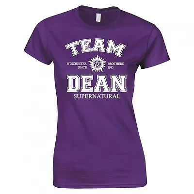 Buy Supernatural  Team Dean  Ladies Skinny Fit T-shirt • 12.99£