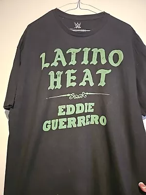 Buy WWE Ripple Junction Eddie Guerrero Latino Heat Tshirt XL Black • 6.99£