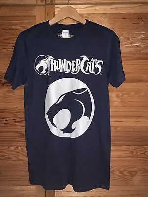 Buy THUNDERCATS Men's Navy T-Shirt *NEW* Size Small Cult 80's Cartoon • 8.99£