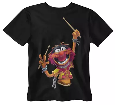 Buy Animal T-shirt Muppet White 80s 90s Retro Tee Drummer Funny Wild Kermit Piggy Uk • 9.99£