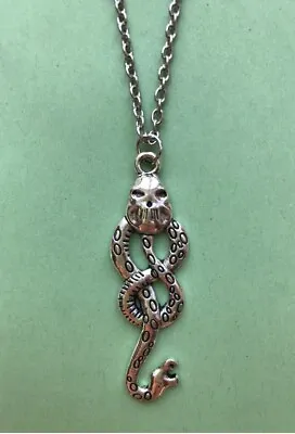 Buy Harry Potter Dark Mark Symbol Cosplay Necklace Costume Jewellery In Organza Bag • 4.99£