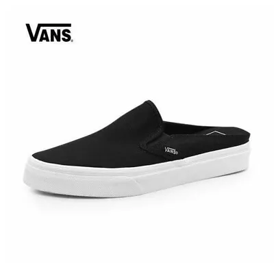 Buy VANS Classic Slip-On Mule VN0004KT1WX Black Shoes Slipper All Size • 76.93£