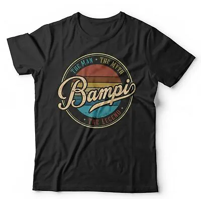 Buy Bampi Man Myth Legend Tshirt Unisex - Grandad, Grandfather, Fathers Day • 13.99£