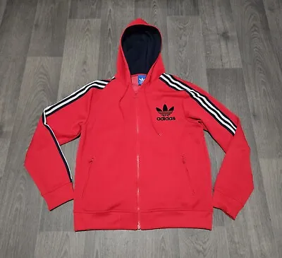 Buy Adidas Hooded Jacket - Mens Medium - Red - Excellent Condition • 18£