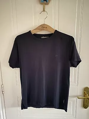 Buy French Connection Plain Black Cotton T-shirt Men Size L • 9.90£