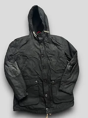 Buy Barbour Game Parka Wax Jacket Men’s XL Black • 169.95£