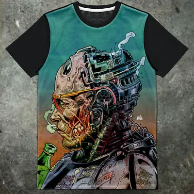 Buy Robocop Retired OCP Onmi Consumer Products ED209 Sci Fi Mens PANEL T Shirt • 24.99£