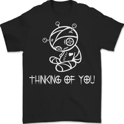 Buy Thinking Of You Voodoo Doll Goth Gothic Mens T-Shirt 100% Cotton • 8.49£