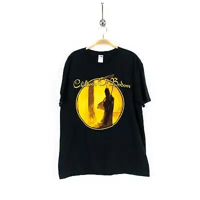 Buy Children Of Bodom Front Print Black Short Sleeve Shirt Mens L • 27£