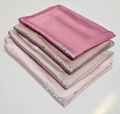 Buy Turkey Premium Satin Silk Non Slip Scarf Hijab Elegant Plain Wrap Sarong Shawl • 9.99£