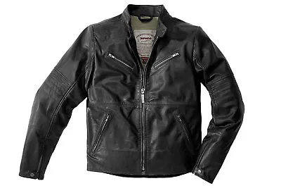 Buy Spidi GB Garage CE Classic Leather Jacket - Black • 149.99£