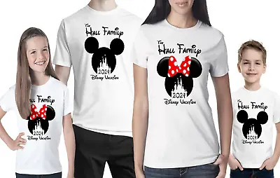 Buy Personalised Minnie Mickey Mouse Disney 2024 Vacation T-Shirt Florida Paris • 8.49£