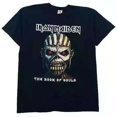 Buy Vintage  Iron Maiden 'The Book Of Souls' Graphic T-Shirt With Fruit Of The Loom • 37.50£