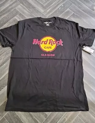 Buy Hard Rock Cafe Glasgow Black T-Shirt New With Tags Adult Size Small - XXXL (1) • 9.99£